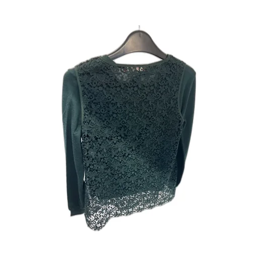 Long-Sleeved Top With Lace Design