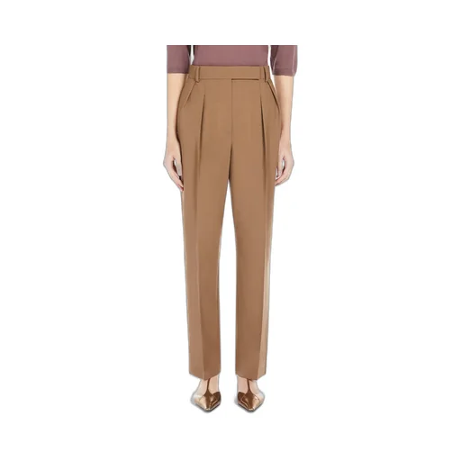 Belt-Loop Wool Trousers