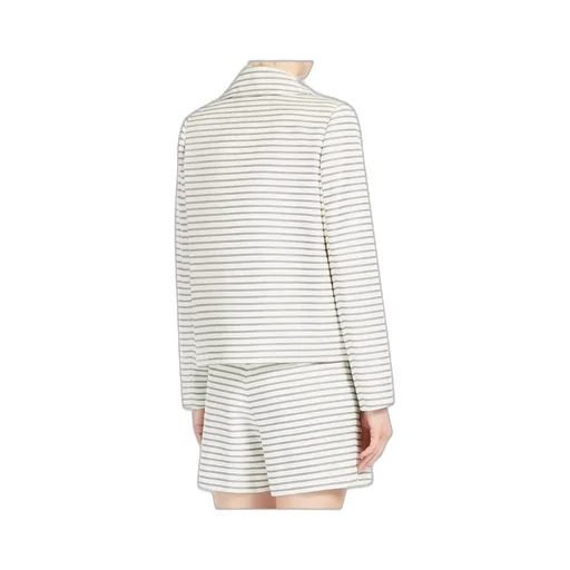 Assuan Striped Double-Breasted Jacket