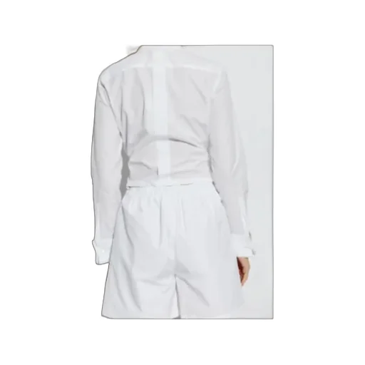 Cotton Cropped Shirt