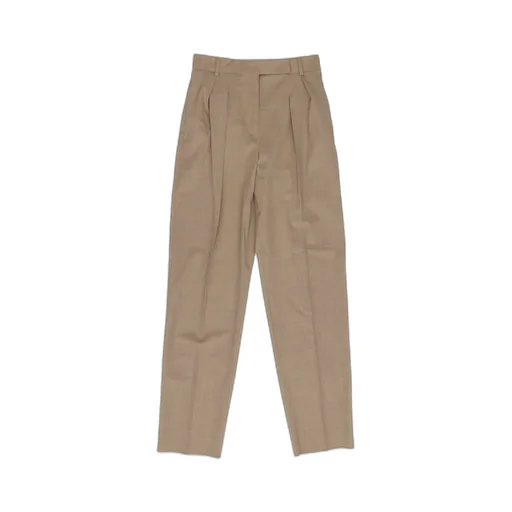 Pleat Detailed Tapered Trousers