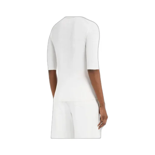 High Neck Half-Sleeved Jumper