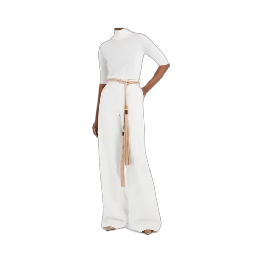 High Neck Half-Sleeved Jumper