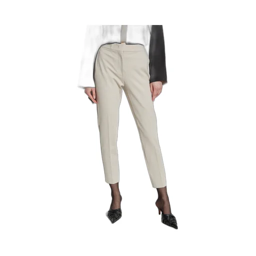 Pleat Detailed Tapered Trousers