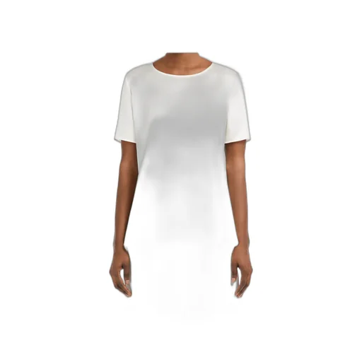 Crewneck Satin Top