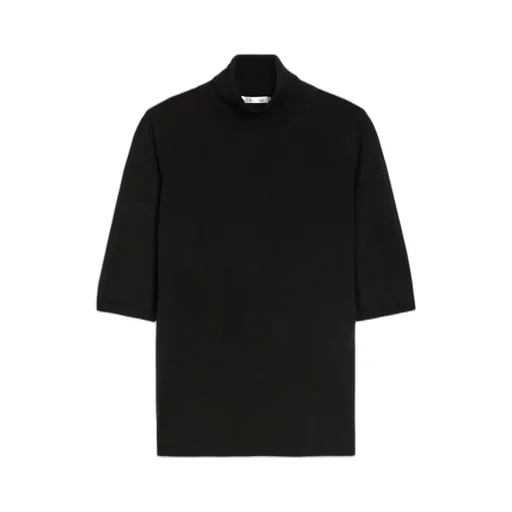 High Neck Half-Sleeved Jumper