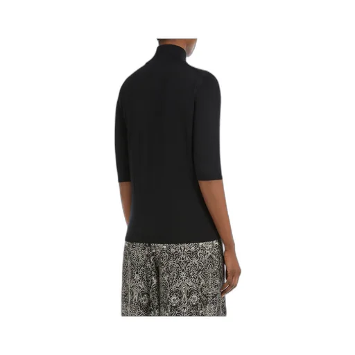 High Neck Half-Sleeved Jumper