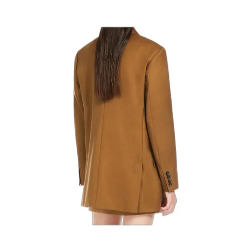 Double-Breasted Long-Sleeved Jacket