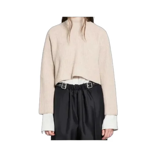 Fisherman Ribbed-Knit Pullover