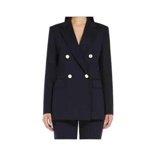 Double-Breasted Jersey Blazer