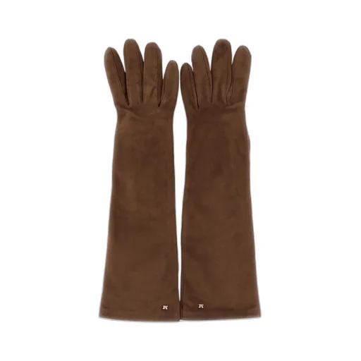 Afideesuede Logo Plaque Gloves