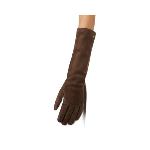 Afideesuede Logo Plaque Gloves