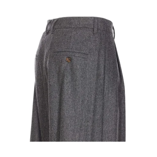 Pleated Wool Trousers