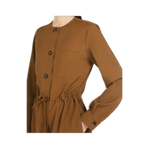 Gabardine Wool Short Jumpsuit