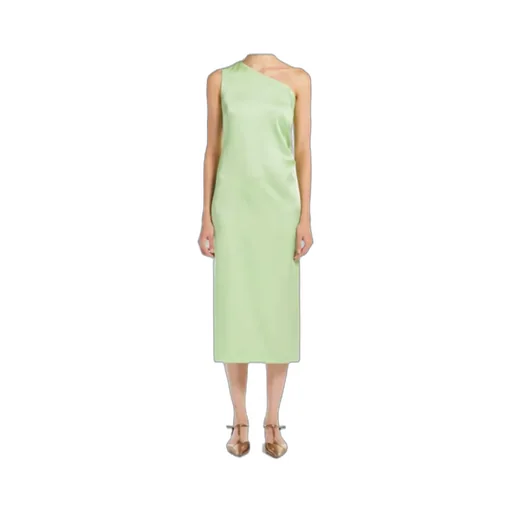 Sleeveless One-Shoulder Dress