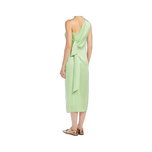Sleeveless One-Shoulder Dress
