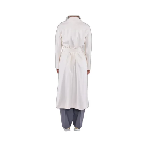 Belted Long-Sleeved Coat