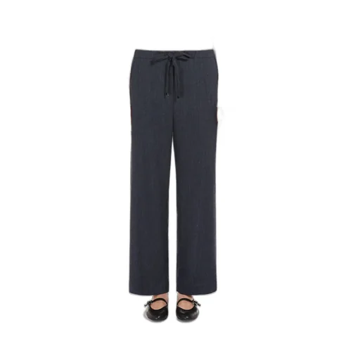 Drawstring Elastic Waist Pants