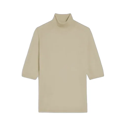 Cecina High Neck Half-Sleeved Jumper