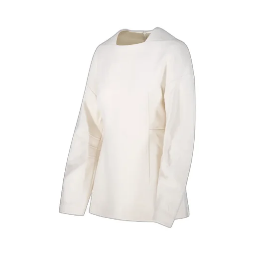Long-Sleeved Zip-Up Blouse