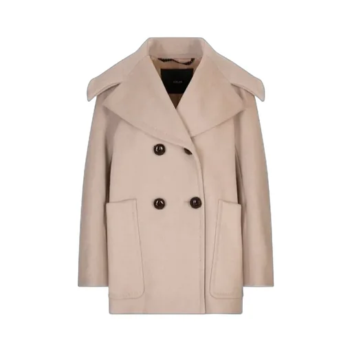 Mario Double-Breasted Long-Sleeved Coat