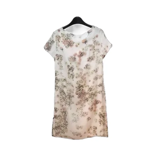 Round Neck Short Sleeve Dress