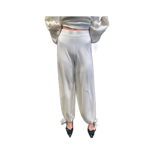 Elastic Waist Casual Pants