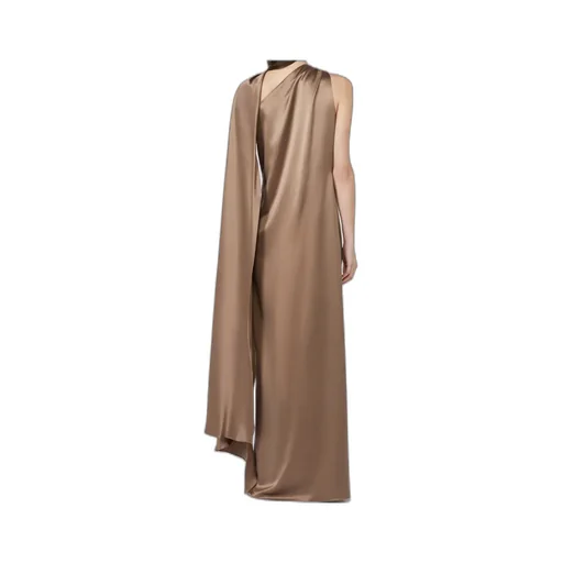 One-Shoulder Dress In Satin