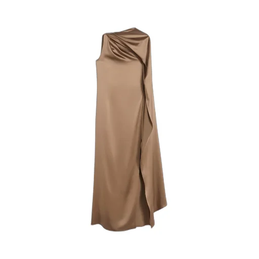 One-Shoulder Dress In Satin