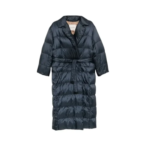 The Cube Belted Waist Padded Mid Length Coat