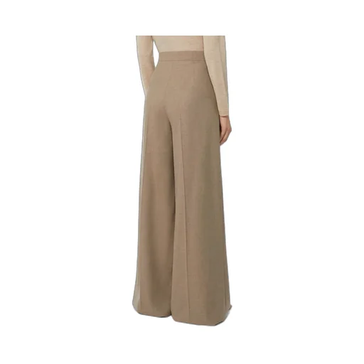 Pleated Wide-Leg Trousers