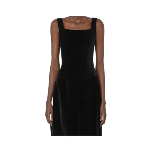 Velvet Bustier Top