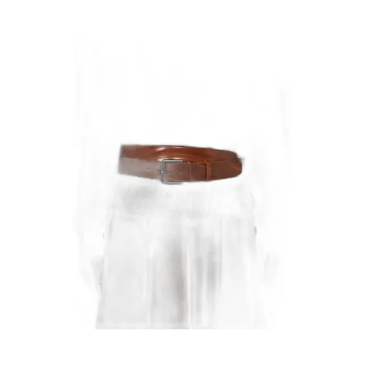 Logo-Engraved Buckle Belt