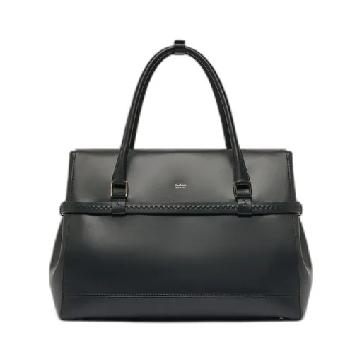 Natural Leather Top Handle Bag