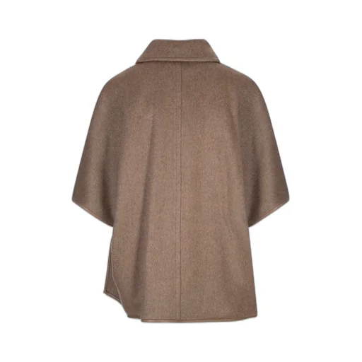 Double-Breasted Short-Sleeved Coat