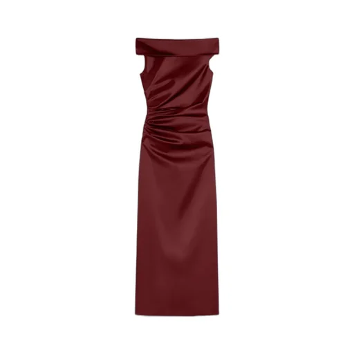 Pianoforte Opaco Off-Shoulder Dress