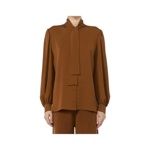 Melania Tie Detailed Button-Up Shirt