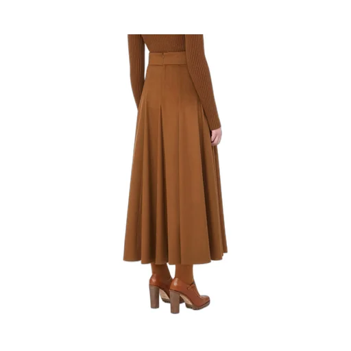 Pleated Midi Skirt