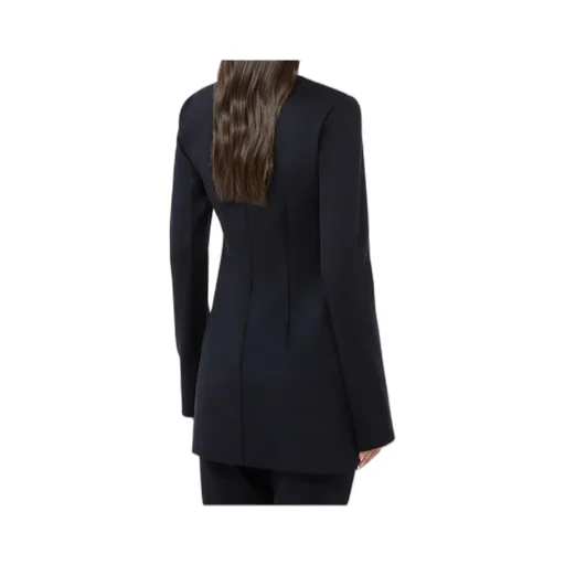 Gabardine And Jersey Dress