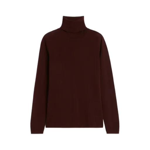 Wool Knit Turtleneck Jumper
