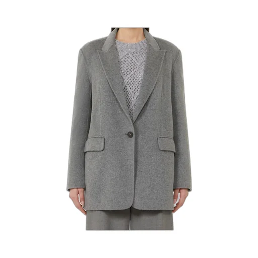 Wool And Silk Double-Cloth Blazer