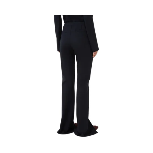 Gabardine And Jersey Trousers