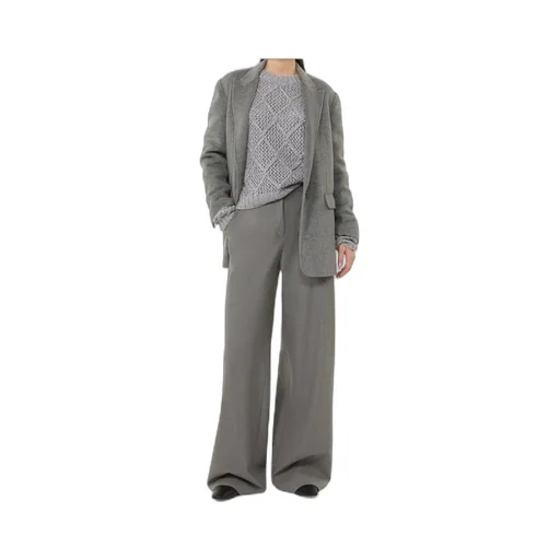 Wool And Silk Double-Cloth Blazer