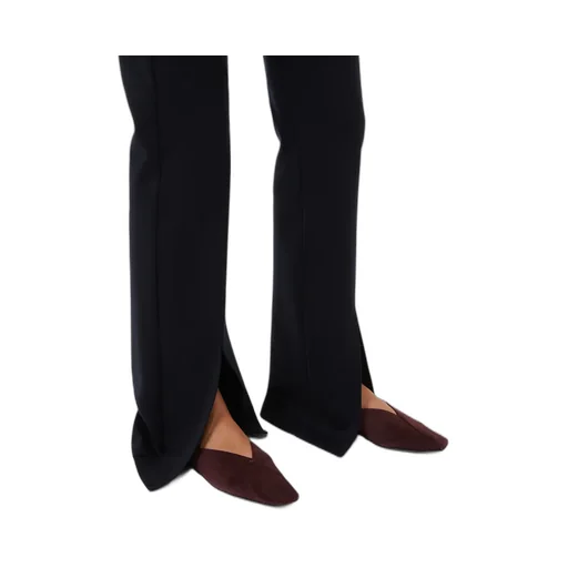 Gabardine And Jersey Trousers