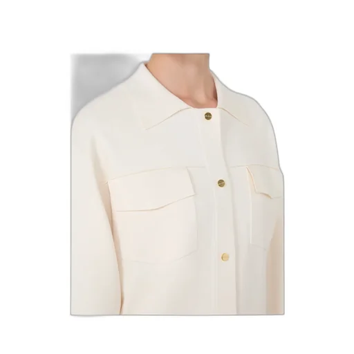 Boxy-Fit Stretch Viscose Jacket