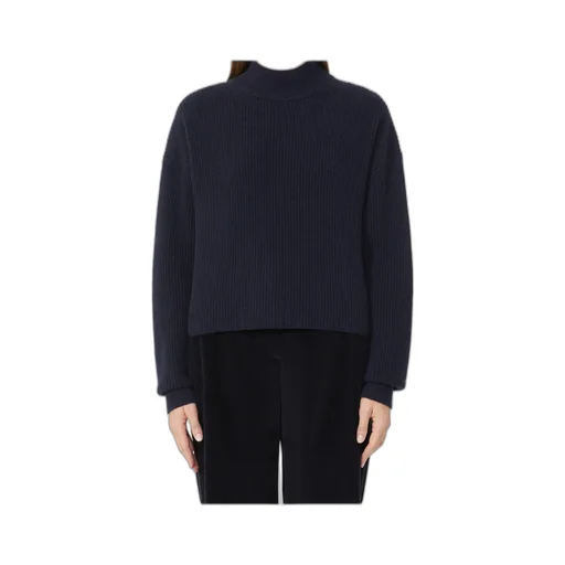 Mock Neck Ribbed Jumper