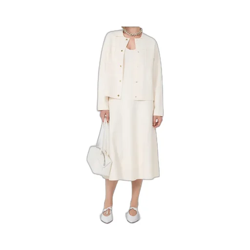 Boxy-Fit Stretch Viscose Jacket