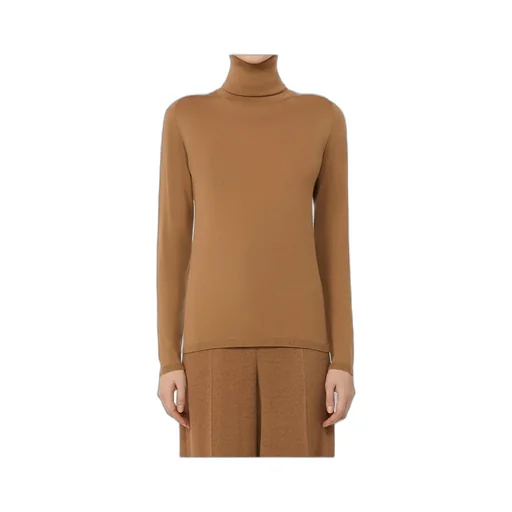 Wool Knit Turtleneck Jumper