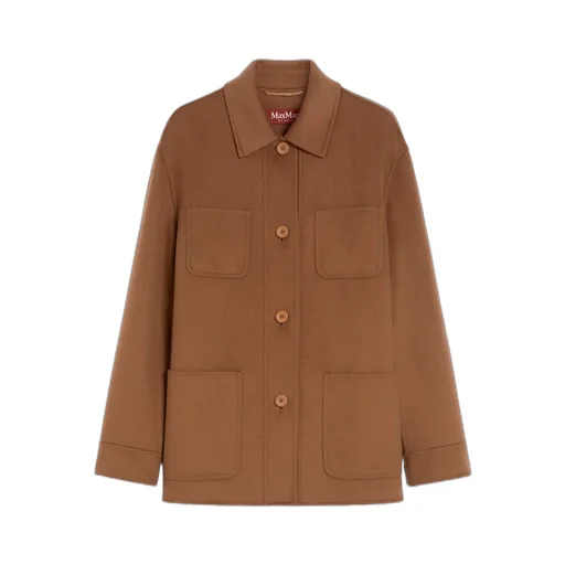 Jacket In Wool, Cashmere And Silk Broadcloth