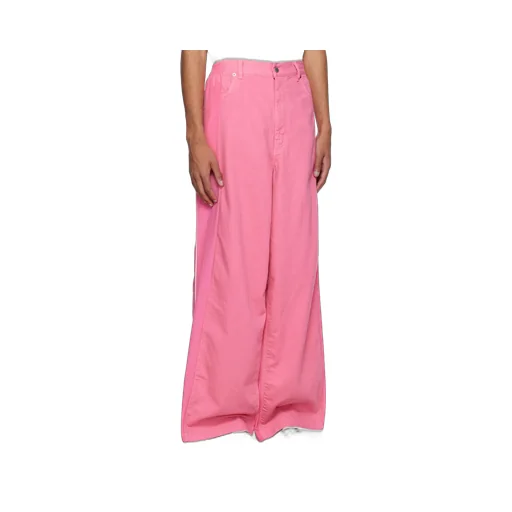 Panelled Wide-Leg Trousers